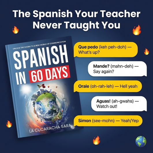 Spanish in 60 Days: The Language Learning Workbook - La Cuca Sara