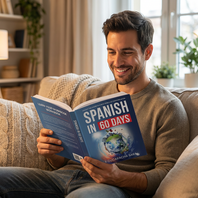 Spanish in 60 Days: The Language Learning Workbook - La Cuca Sara